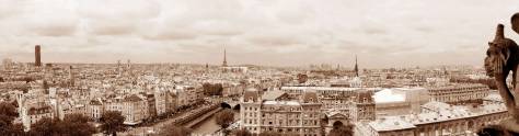 Изображение для скинали: Панорама Парижа