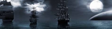 Изображение для скинали: В ночном море корабли