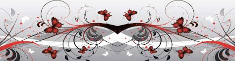 Изображение для скинали: Вензеля и красные бабочки
