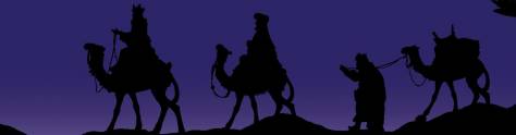 Изображение для скинали: Верблюды арабской ночью