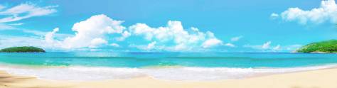 Изображение для скинали: Солнечный тропический пляж на райском острове