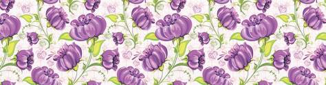 Изображение для скинали: Фиолетовые рисованные цветы