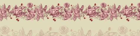 Изображение для скинали: Розовые розы на бежевом фоне