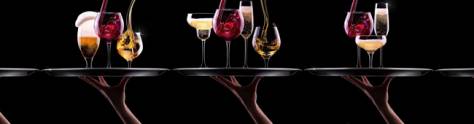 Изображение для скинали: Красивые винные напитки на подносах