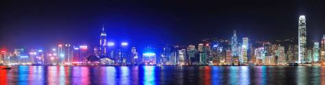 Изображение для скинали: Ночное время в Гонконге