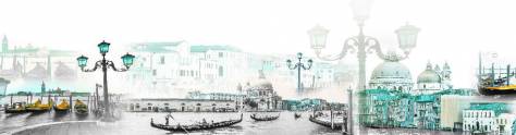 Изображение для скинали: Венеция с гребными лодками на переднем плане

