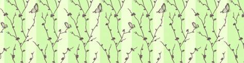 Изображение для скинали: Бабочки на ветках