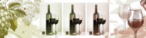 Изображение для скинали: Бутылки вина и бокалы