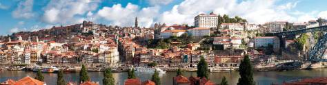 Изображение для скинали: Вид на старый город Порто, Португалия