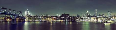 Изображение для скинали: Ночной мост в Лондоне