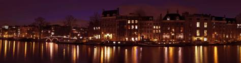 Изображение для скинали: Ночная панорама, Амстердам