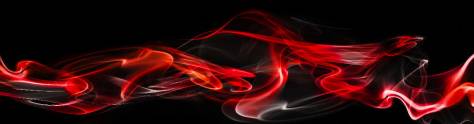 Изображение для скинали: Красный дым на черном фоне 
