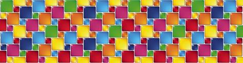 Изображение для скинали: Разноцветная мозаика