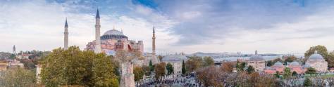 Изображение для скинали: Вид на собор Святой Софии, Стамбул