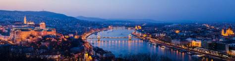 Изображение для скинали: Панорама ночного Будапешта