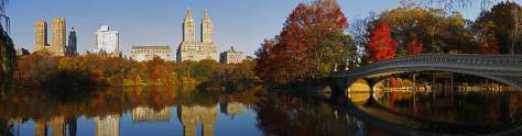 Изображение для скинали: Осенняя панорама Центрального парка, Нью-Йорк