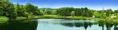 Изображение для скинали: Голубое небо, озеро мечты