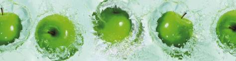 Изображение для скинали: Зеленые яблоки в воде